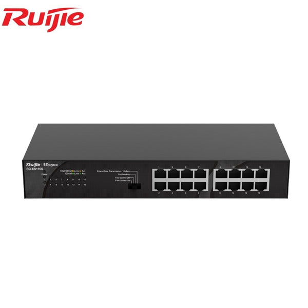 Ruijie RG-ES116G/RG-ES124GD 16 Port/24 Port Gigabit Unmanaged Metal Switch
