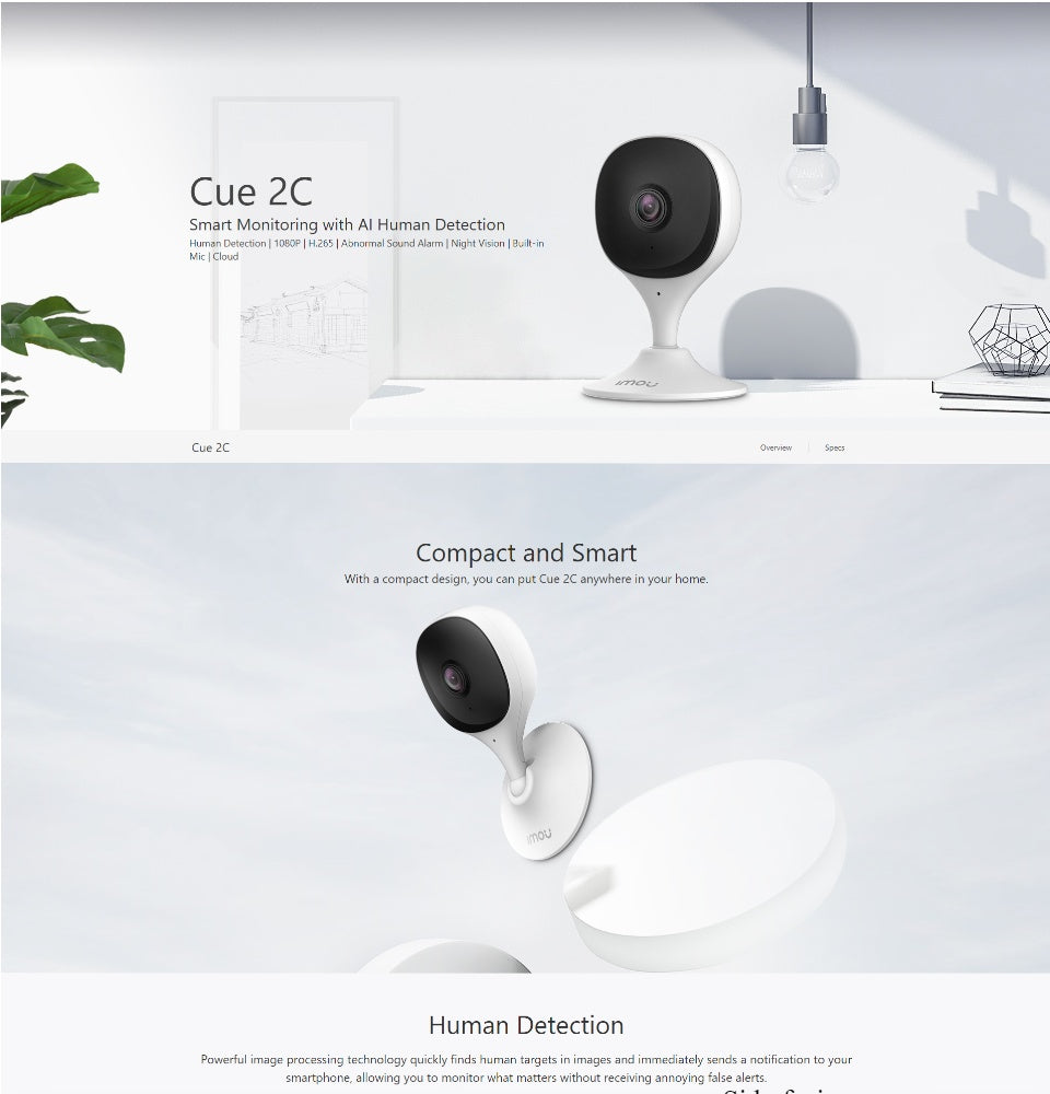DAHUA IMOU CUE 2 (2MP) 1080P Wireless IP CCTV Camera