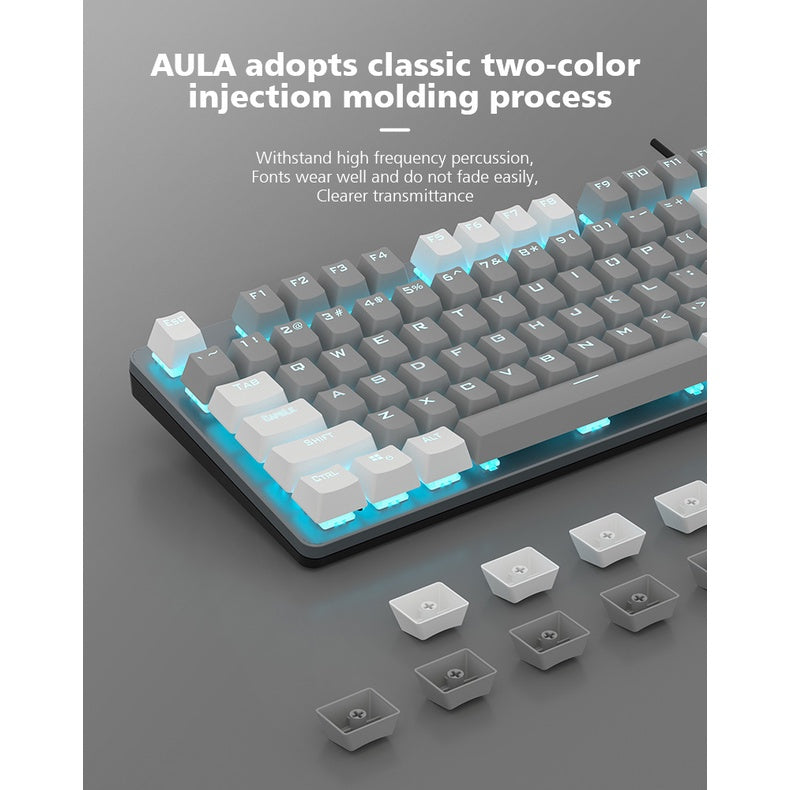 Aula F3287 Wired Mechanical 87 keys Gaming Keyboard