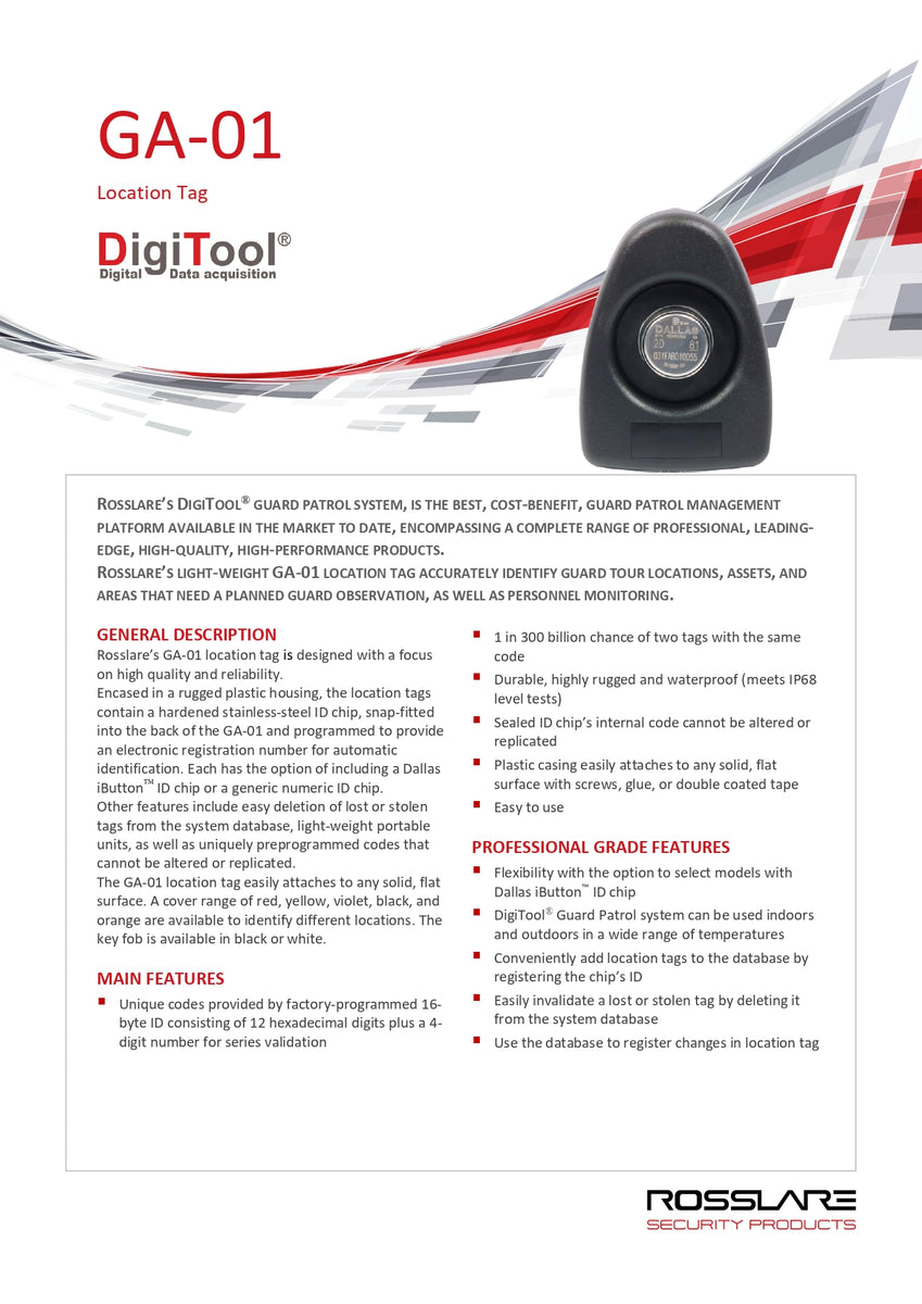 Digitool Battery Rosslare Digitool GA-01B Location Tag – wme.my