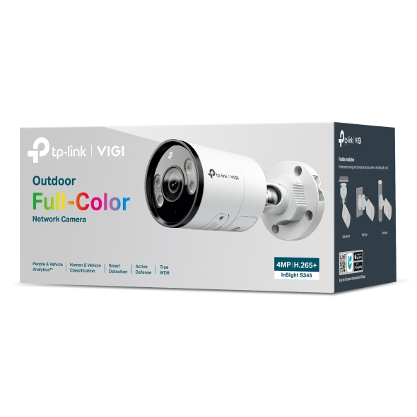 TP-Link InSight S345 VIGI 4MP Outdoor Full-Color Bullet Network Camera