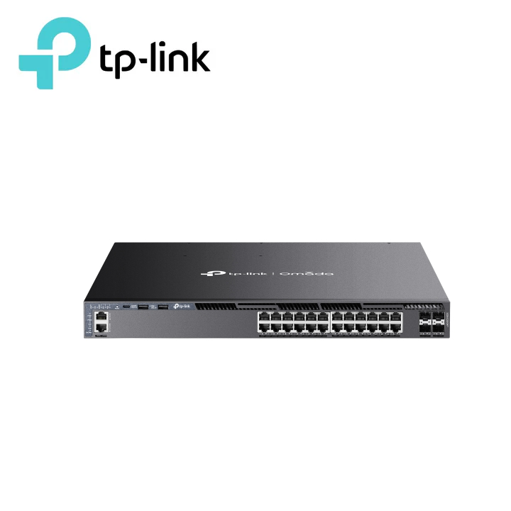 TP-LINK SG6428X Omada 24-Port Gigabit Stackable L3 Managed Switch with 4 10G Slots