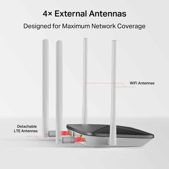 Mercusys MB135-4G AC1200 Wireless Dual Band 4G LTE Router