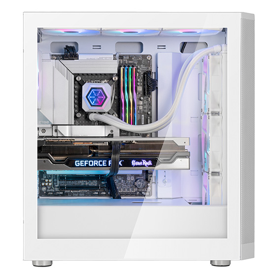 SilverStone FA514X-BG / FA514X-WG ATX Mid-Tower Chassis with Dual Radiator Support and Captivating ARGB Lighting