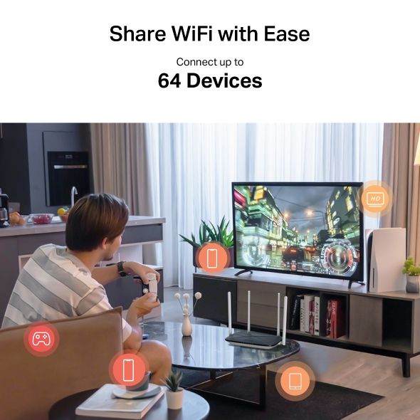 Mercusys MB135-4G AC1200 Wireless Dual Band 4G LTE Router