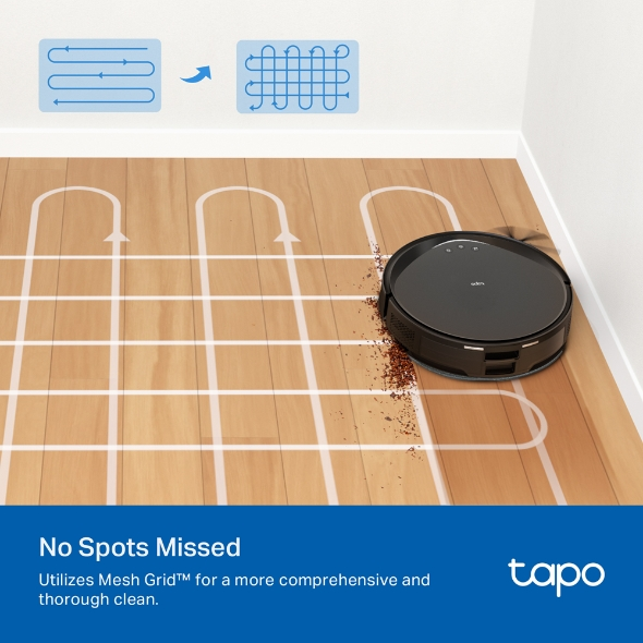 TP-Link Tapo RV20 Max Plus 5300Pa Suction MagSlim™ LiDAR Navigation Robot Vacuum and Mop with Auto-Empty Dock