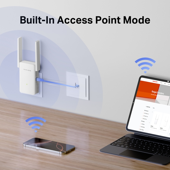 Mercusys ME80X AX3000 Wi-Fi 6 Range Extender