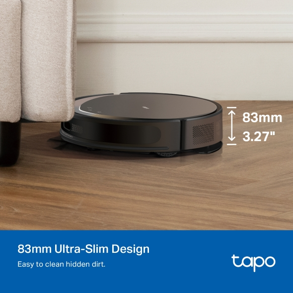 TP-Link Tapo RV20 Max Plus 5300Pa Suction MagSlim™ LiDAR Navigation Robot Vacuum and Mop with Auto-Empty Dock