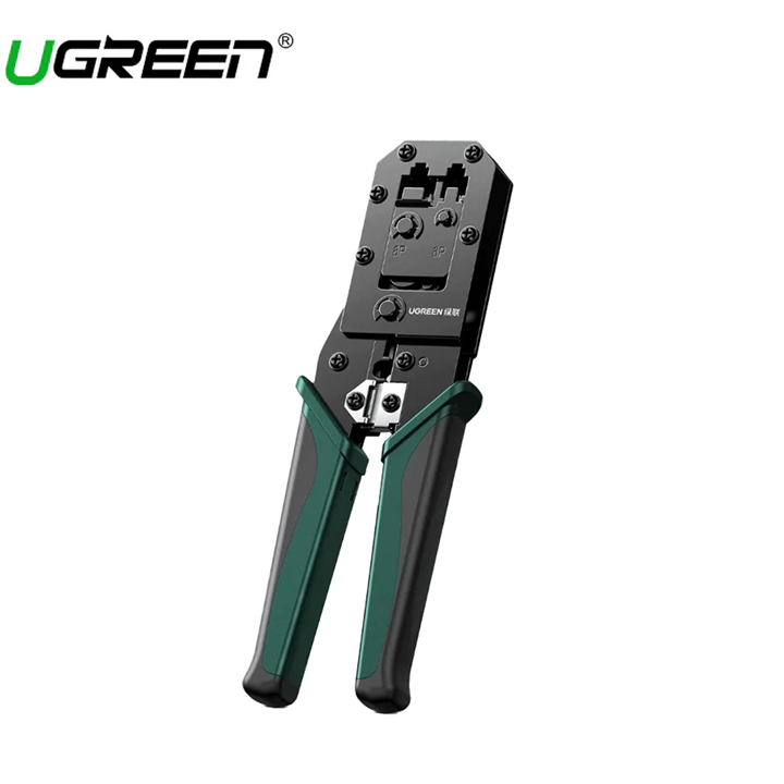 UGREEN Multifunction Crimping Tool Crimping Cutting Stripping LAN Cable Connector CAT8 CAT7 CAT6 House Phone Cable