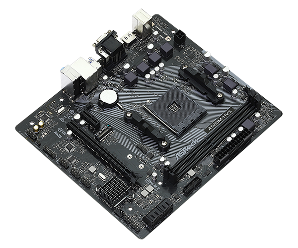 ASRock AMD A520M-HVS Micro ATX AM4 Motherboard