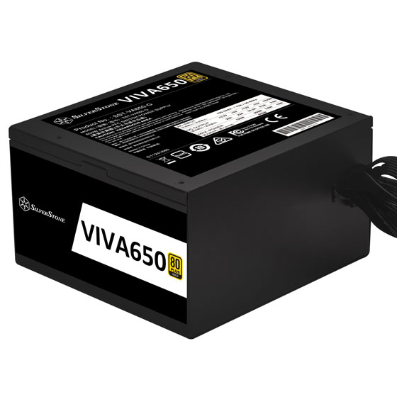 SilverStone VIVA 650 Gold 80 PLUS Gold 650W ATX Power Supply