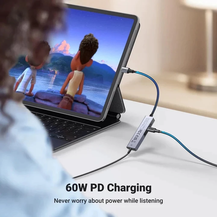 UGREEN USB-C TO 3.5MM AUDIO ADAPTER WITH PD