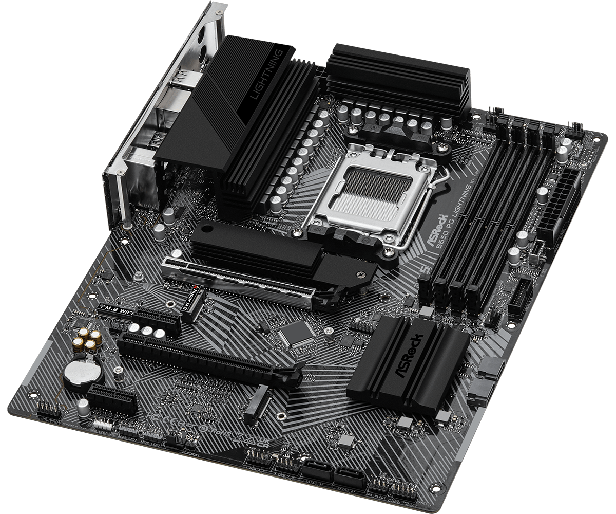 ASRock AMD B650 PG Lightning AM5 DDR5 MaTX Motherboard