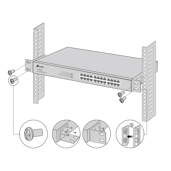 TP-LINK RackMount Kit-13 13-inch Switches Rack Mount Kit – wme.my