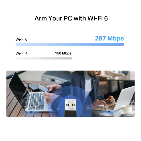 Mercusys MA14N AX300 Nano Wireless USB Adapter