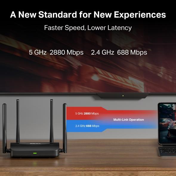 Mercusys MR25BE BE3600 Dual Band Wi-Fi 7 Router