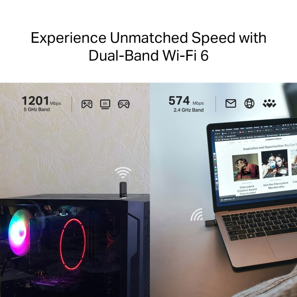 TP-Link Archer TX23U AX1800 Mini Wi-Fi6 Wireless USB Adapter