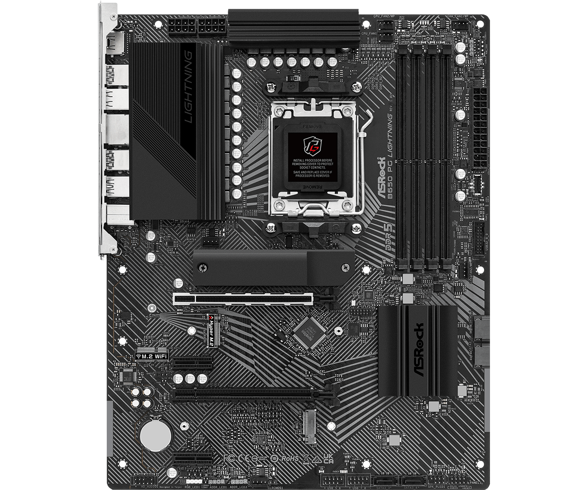 ASRock AMD B650 PG Lightning AM5 DDR5 MaTX Motherboard