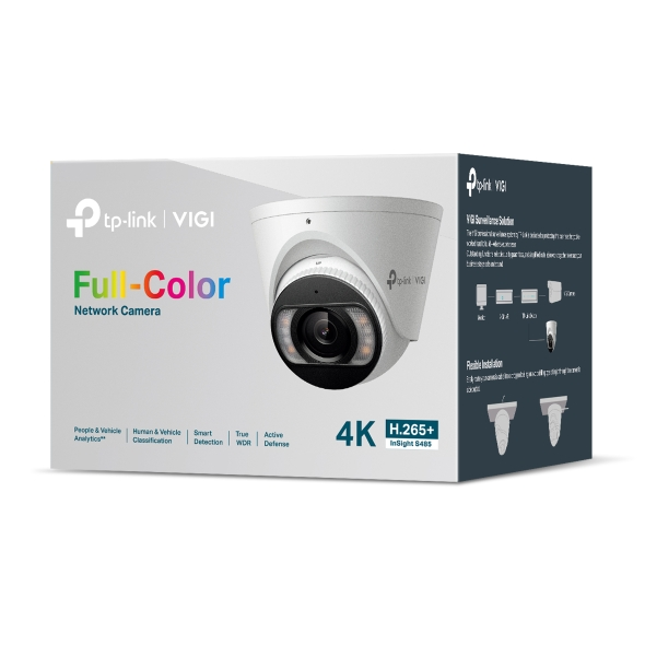 TP-Link InSight S485 VIGI 8MP Full-Color Turret Network Camera