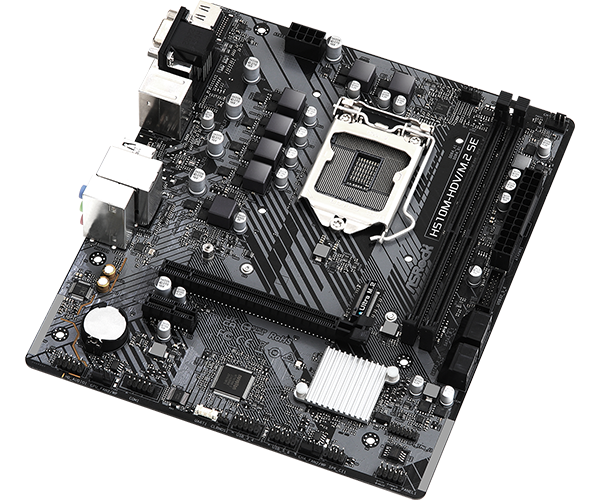 ASRock H510M-HDV/M.2 SE INTEL Micro ATX Motherboard