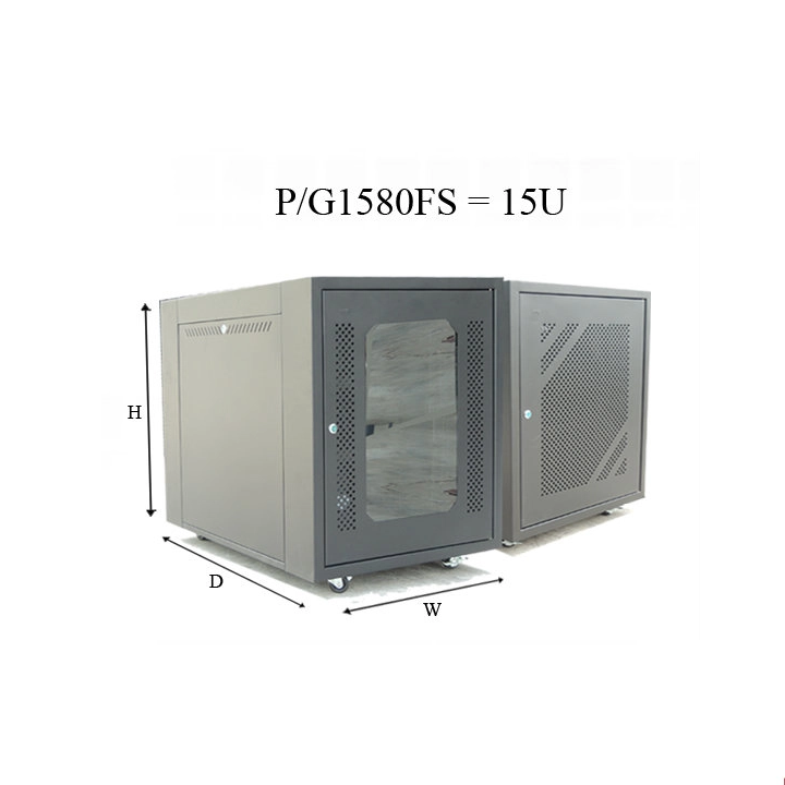 GrowV 15U/18U/24U/28U/33U/37U/42U 600MM (W) X 800MM (D) 19'' Floor Stand Server Rack