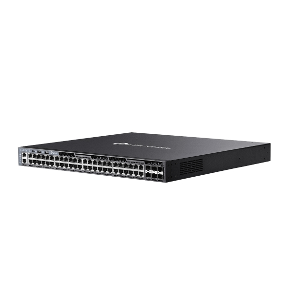 TP-Link SG6654XHP Omada 48-Port Gigabit Stackable L3 Managed PoE+ Switch with 6 10G Slots