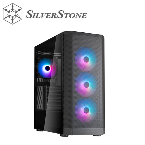 SilverStone FA514X-BG / FA514X-WG ATX Mid-Tower Chassis with Dual Radiator Support and Captivating ARGB Lighting