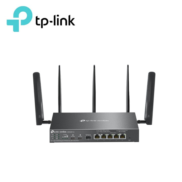 TP-Link ER706WP-4G Omada 4G+ Cat6 AX3000 Gigabit VPN Gateway with 4-Port PoE+