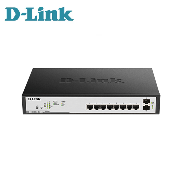 D-Link 10-Port DGS-1100-10MPP / 26-Port DGS-1100-26MPP Gigabit PoE++ S ...