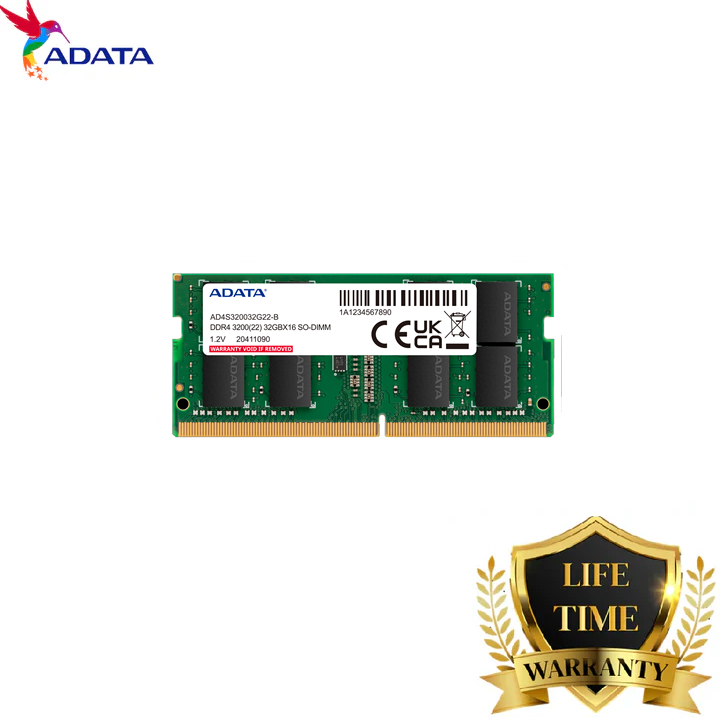 ADATA RAM SO-DIMM / U-DIMM DDR4 3200 8GB / 16GB / 32GB