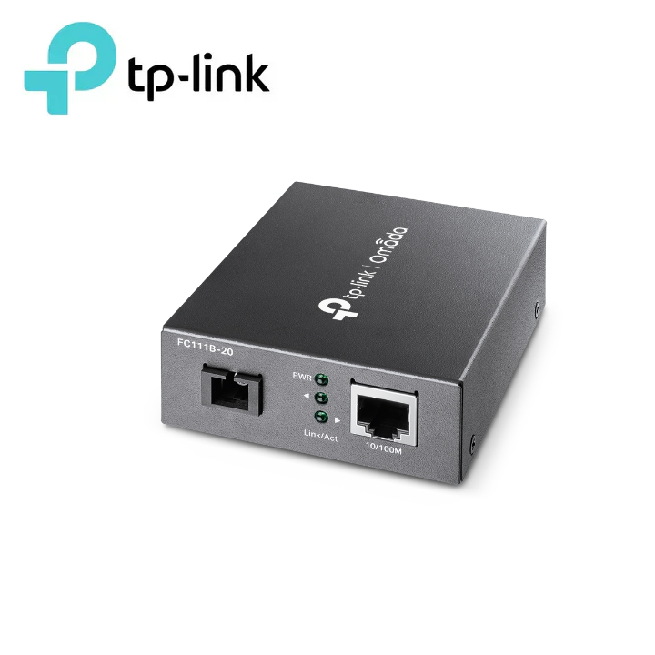 TP-Link TL-FC111A-20 / TL-FC111B-20 Omada 10/100 Mbps WDM Media Converter