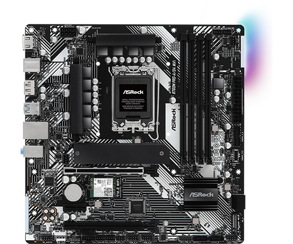 ASRock B760M PRO-A/D4 WIFI INTEL mATX Motherboard