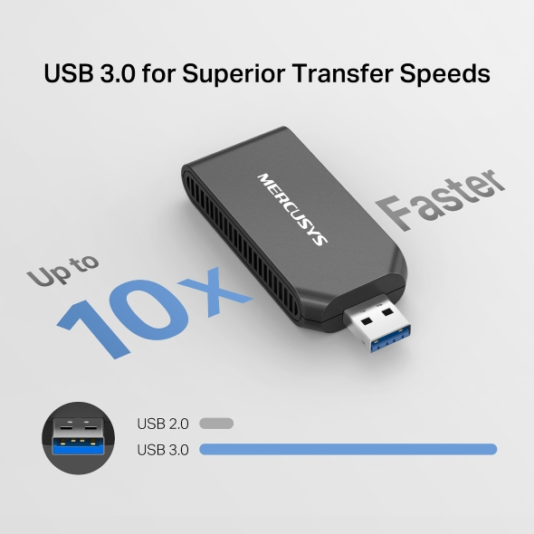 Mercusys MA70XM AX1800 Wi-Fi 6 Wireless USB Adapter