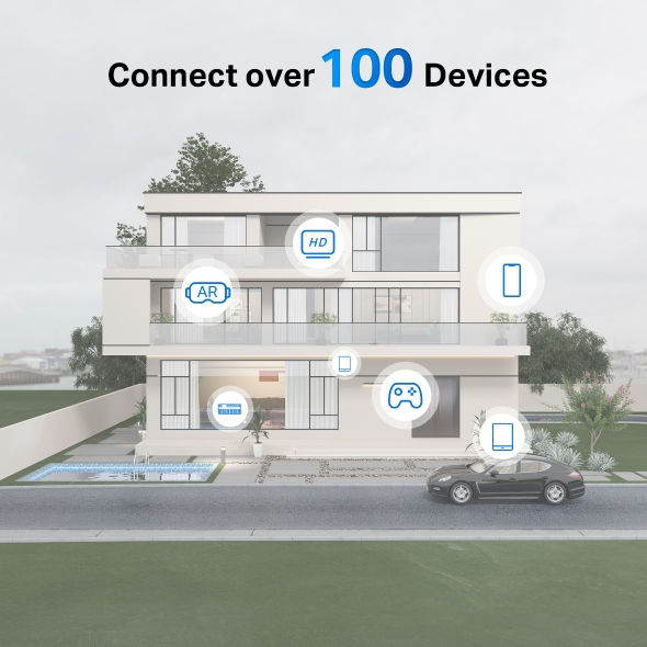 Mercusys Halo H60X (3-pack) AX1500 Whole Home Mesh WiFi 6 System