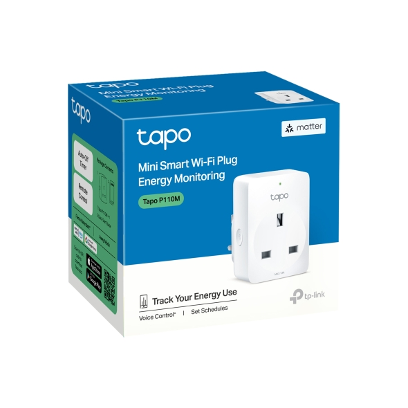 TP-Link Tapo P110M Mini Smart Wi-Fi Plug, Energy Monitoring