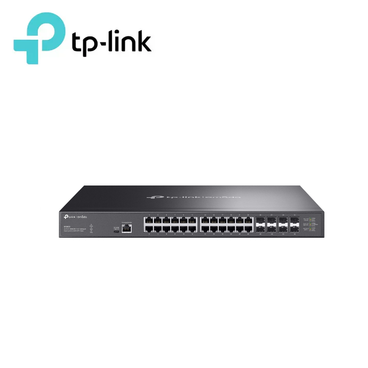 TP-Link SX3832 Omada 24-Port 10GBASE-T L2+ Managed Switch with 8 10GE SFP+ Slots