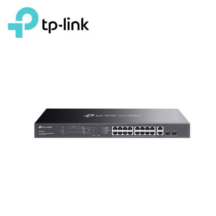 TP-Link ES220GMP Omada 20-Port Gigabit Easy Managed Switch with 16-Port PoE+