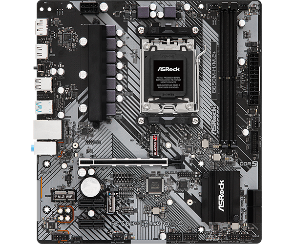 ASRock AMD B650M-H/M.2+ DDR5 M-ATX Motherboard