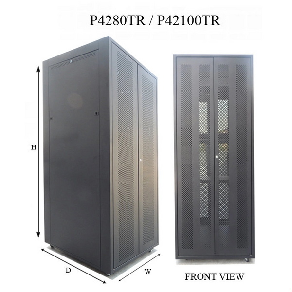 GrowV 42U 800MM (W) X 800MM (D) / 800MM (W) X 1000MM (D) 19'' Trunking Rack