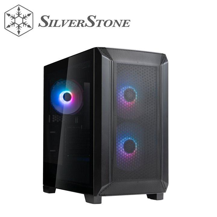 SilverStone FA312X-BG High airflow and high capacity mATX gaming chassis