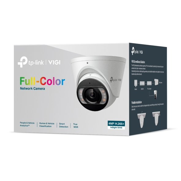 TP-Link InSight S445 VIGI 4MP Full-Color Turret Network Camera