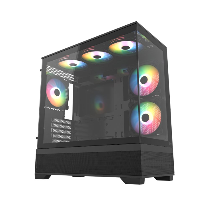 Build My Style BMS-828M-ARGB-B mATX Casing