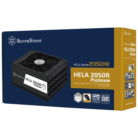 SilverStone HA2050R-PM Cybenetics Platinum 2050W ATX 3.0 & PCIe 5.0 Fully Modular ATX Power Supply