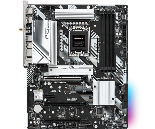 ASRock B760 Pro RS WiFi LGA 1700 DDR5 INTEL ATX Motherboard