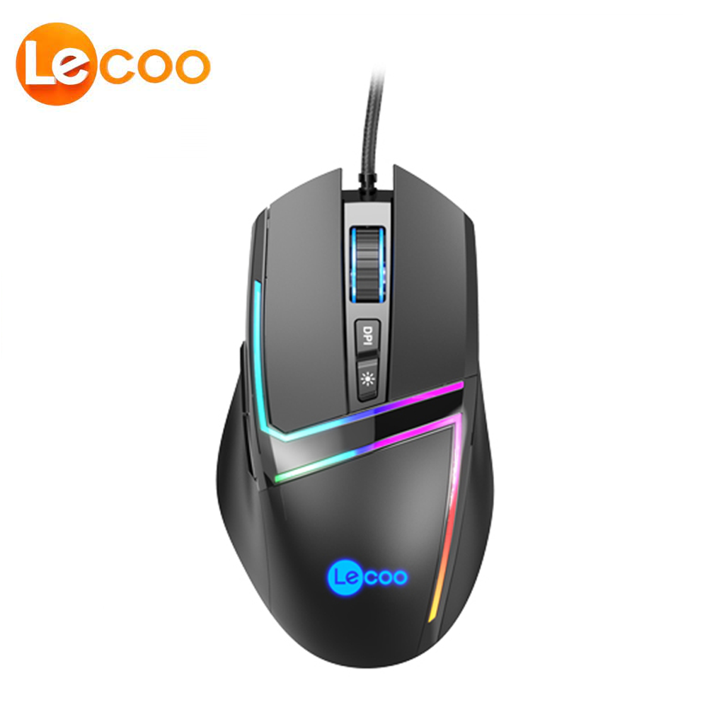 Lenovo Lecoo MS106 7 Button 3200 CPI Optical Gaming Mouse