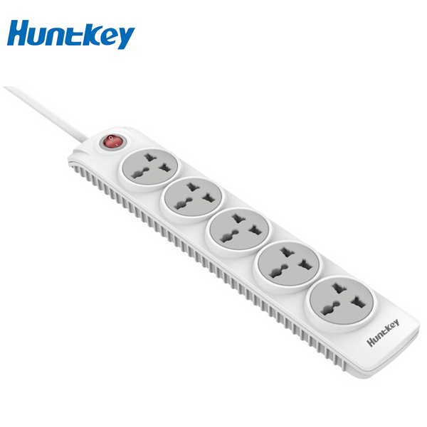 Huntkey 5 Universal Sockets 3M Extension Cord Power Strip SZN501