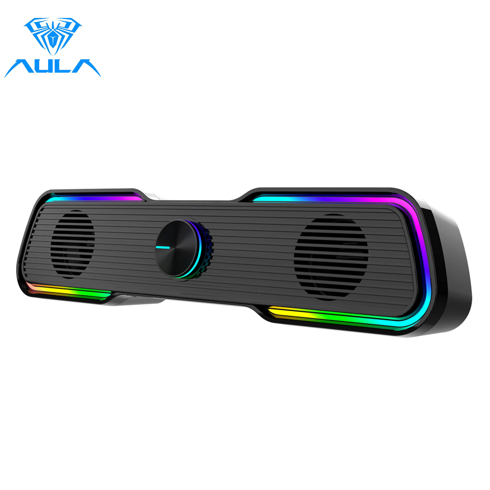 AULA N-169B RGB Lighting Power Bass Sound bar Gaming Speaker