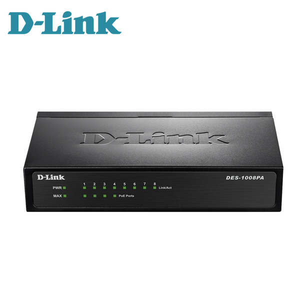 D-link DES-1008PA 8-Port Desktop Switch with 4 PoE Ports