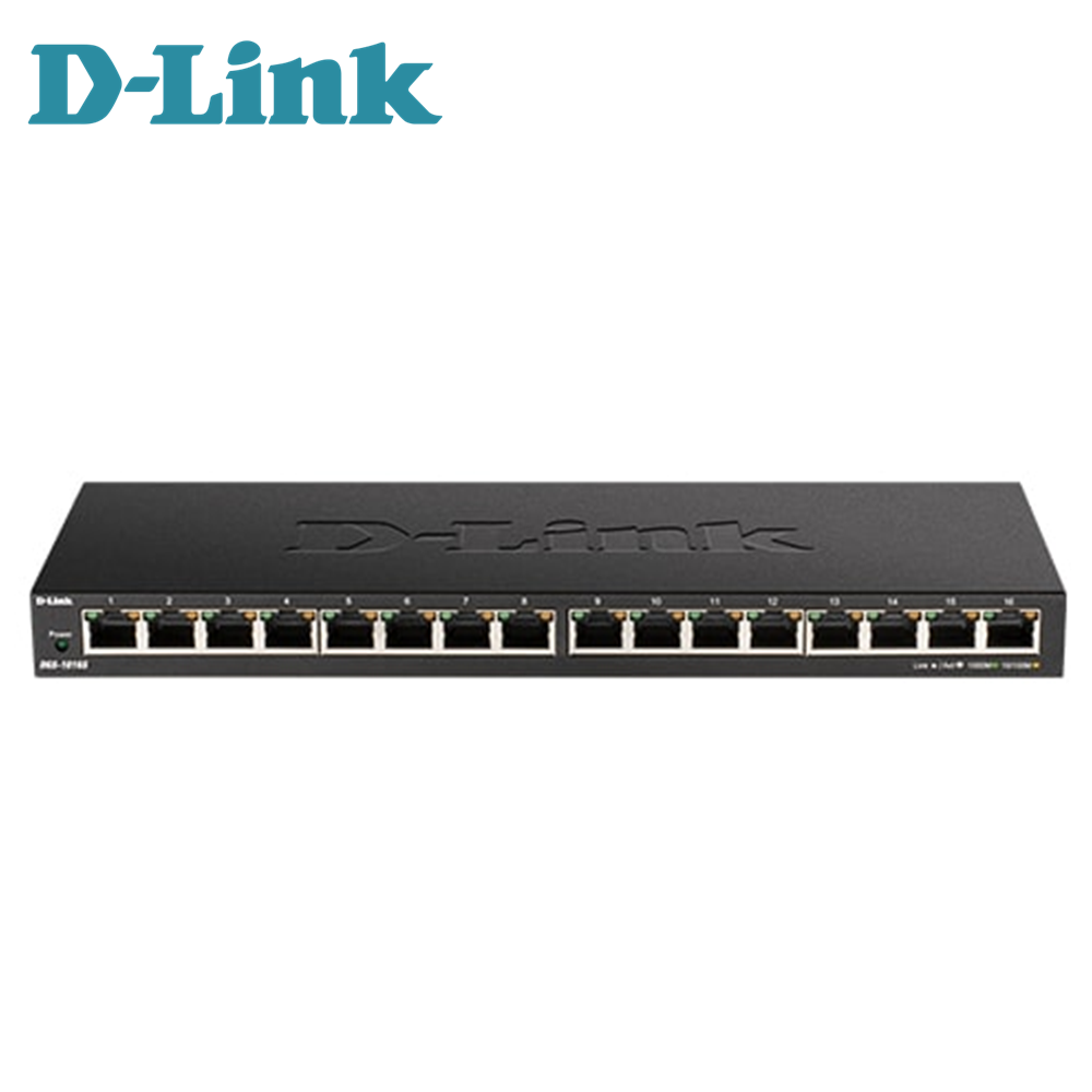 D-Link DGS-1016S 16-Port Gigabit esktop Rackmount Unmanage Network Switch