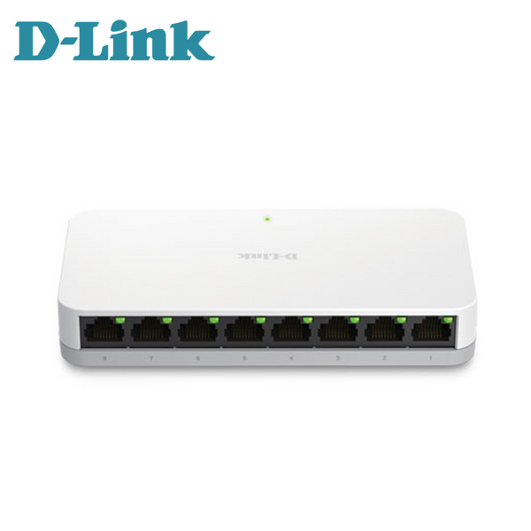 D-LINK DGS-1008A 8 Port Gigabit Ethernet Desktop Unmanaged Switch
